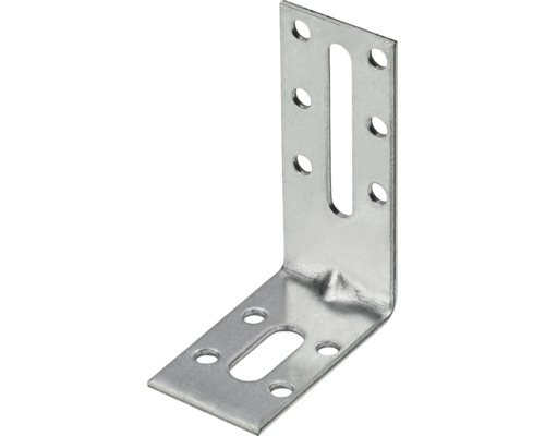 Équerre d''assemblage métallique avec trous de fixation