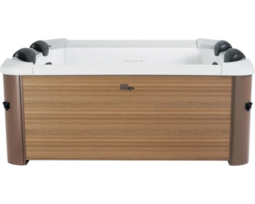 Bain à remous MSpa avec revêtement en bois