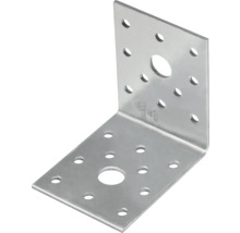 Winkelverbinder aus Metall mit Bohrungen