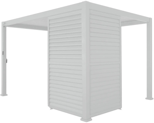 Pergola avec paroi à lamelles pour le jardin