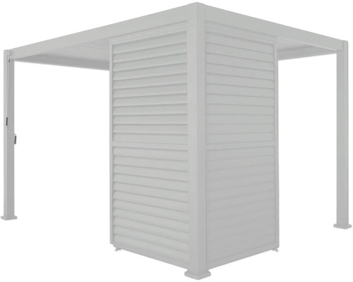 Pergola avec paroi à lamelles pour l''extérieur