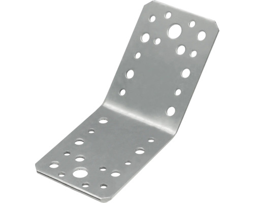Winkelverbinder aus Metall mit Löchern für Schrauben
