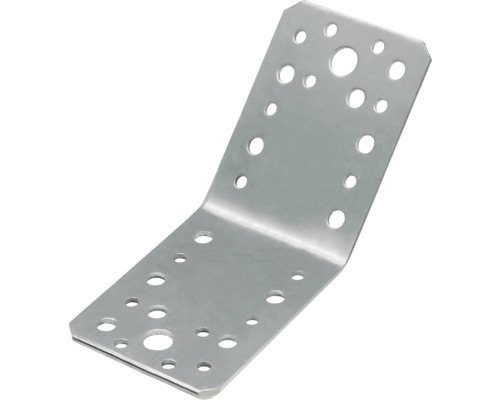 Winkelverbinder aus Metall mit Löchern für Schrauben