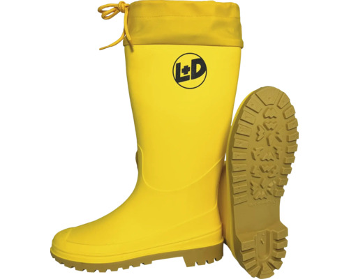 Bottes en caoutchouc Giallo jaune, taille 39