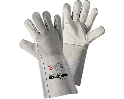 Gants de soudeur Arco-35 blancs, taille 10