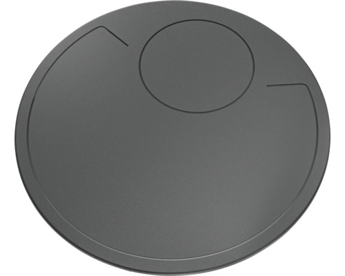 Plateau de table rond avec découpes