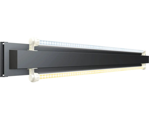 Lampe de croissance LED avec deux tubes fluorescents