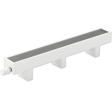 Radiateur convecteur blanc avec vanne thermostatique pour le chauffage de la pièce