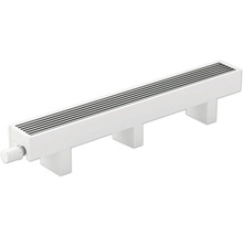 Radiateur banc blanc avec vanne thermostatique