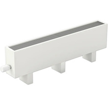 Radiateur plat avec vanne thermostatique et lamelles de convection