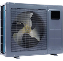 Unité extérieure de climatisation avec ventilateur et grille