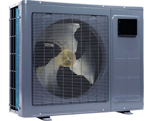 Unité extérieure de climatisation avec ventilateur et grille
