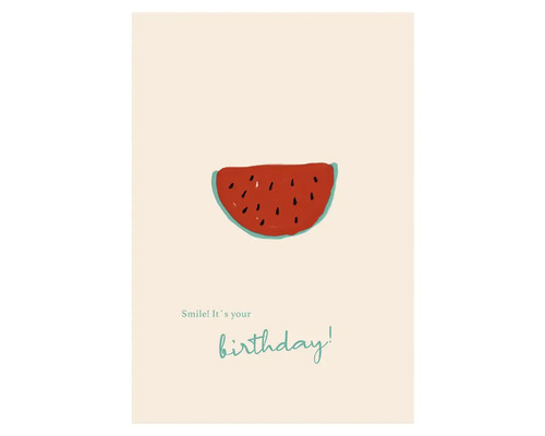 Grußkarte Happy Days Smile! It's your Birthday 12,5x17,5 cm