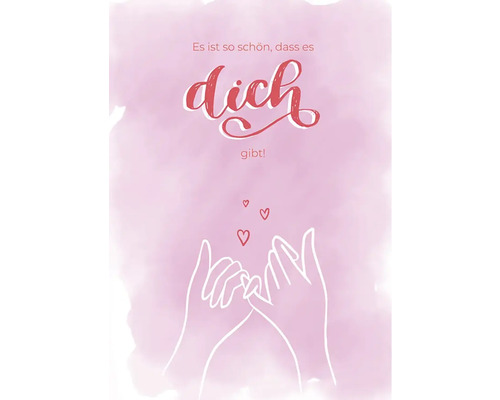 Grußkarte Happy Days Schön, dass es dich gibt 12,5x17,5 cm