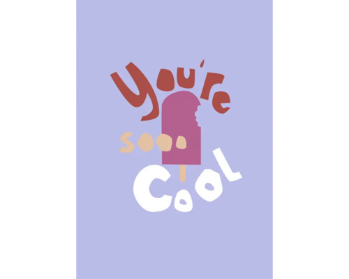 Carte de vœux Happy Days You're soo cool 12,5x17,5 cm