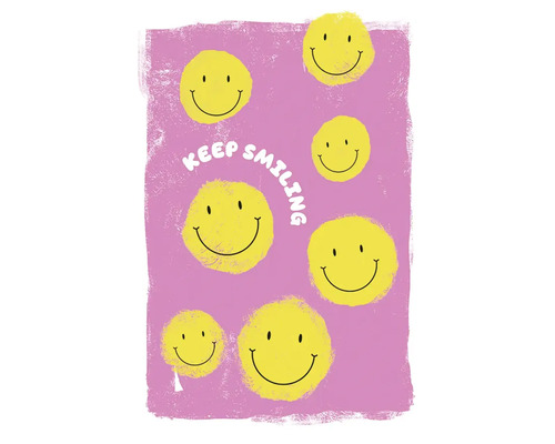 Grußkarte Happy Days keep smiling 12,5x17,5 cm