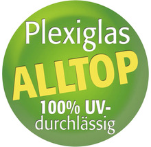 Plexiglas Alltop Kennzeichnung 100 Prozent UV-durchlässig