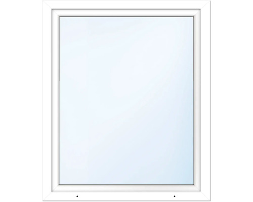 Fenêtre plastique ARON Basic+ 1 vantail (oscillo-battant) 50x50 cm RAL 9016 blanc signalisation tirant droit