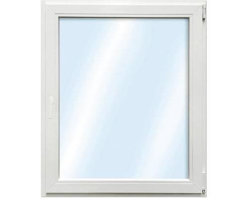 Fenêtre plastique ARON Basic+ 1 vantail (oscillo-battant) 50x60 cm RAL 9016 blanc signalisation tirant droit