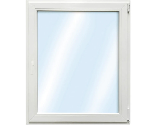 Fenêtre en plastique blanche avec simple vitrage
