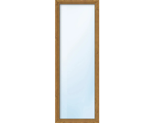 ARON Basic+ Kunststofffenster 1 Flügelig (Dreh-Kipp) ESG 55x160 cm Golden Oak DIN Links