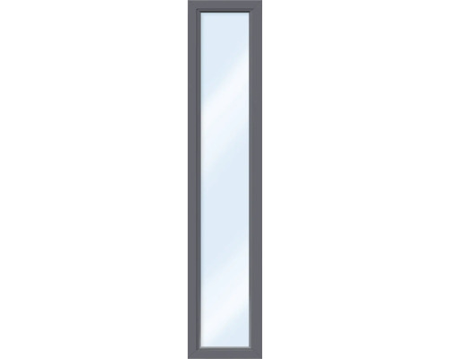 ARON Basic+ Kunststofffenster Festelement mit ESG 60x160 cm RAL 7016 anthrazitgrau DIN Links