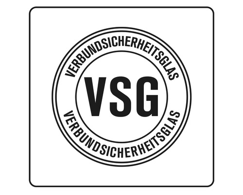 Verbundsicherheitsglas Zeichen