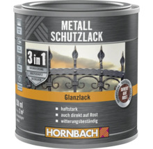 Peinture anti-rouille HORNBACH 3 en 1 brillante argent 250 ml