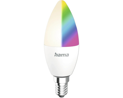 Ampoule flamme LED intelligente à intensité lumineuse variable E14/5W blanc 2700- 6500 K RVBB blanc réglable