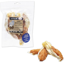 Sachet d''oreilles de lapin farcies au poulet pour chiens