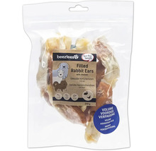 Sachet d''oreilles de lapin farcies au poulet pour chiens, 250 grammes