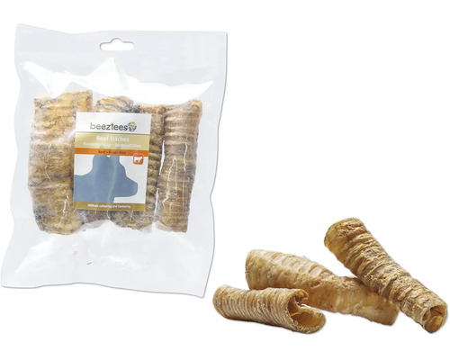 Beetztees trachée de boeuf snack pour chien en emballage et en vrac