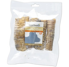 Beetztees trachée de boeuf snack pour chien dans un emballage transparent