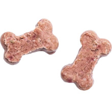 Deux friandises pour chiens en forme d''os