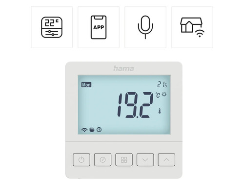 Thermostat de radiateur Hama Smart Home pour contrôler la température ambiante