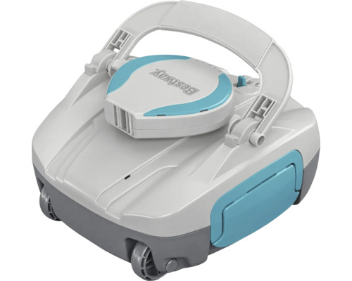 Robot de nettoyage de piscine avec roues et poignée, logo Bestway
