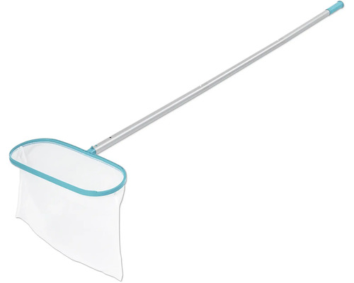 Épuisette de piscine avec manche télescopique pour le nettoyage des piscines