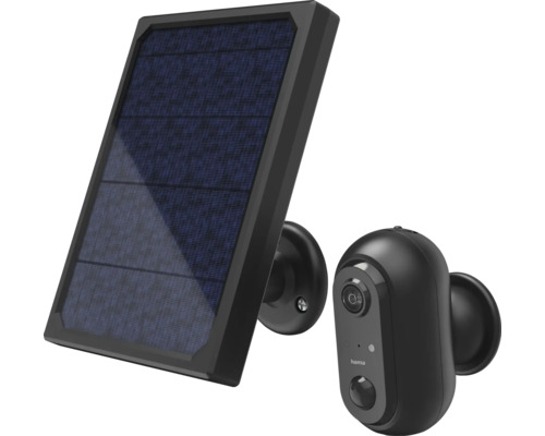 Hama Überwachungskamera mit Solarpanel zur Stromversorgung