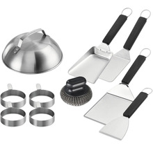Set d''ustensiles pour barbecue Enders avec cloche à griller, spatule, cercle à griller et brosse de nettoyage
