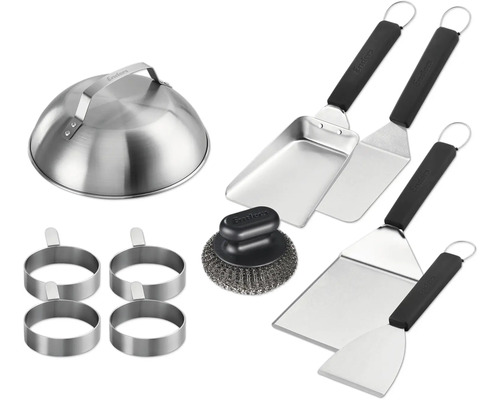 Set d''ustensiles pour barbecue Enders avec cloche à griller, spatule, cercle à griller et brosse de nettoyage