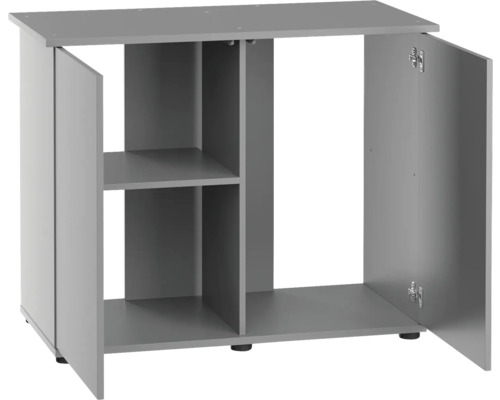 Meuble aquarium avec deux portes et étagères