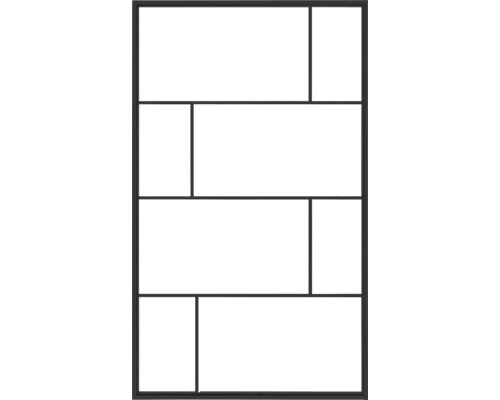 Rahmen mit rechteckigen Fächern