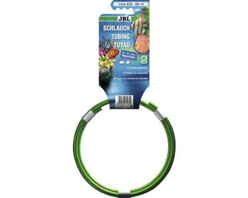 Aquarienschlauch JBL 9/12 mm 2,5 m grün JBL Schlauch für Aquarien, flexibel und regeneratfrei