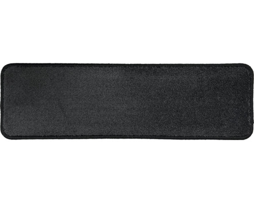 Tapis d'escalier Sweet noir 20x65 cm