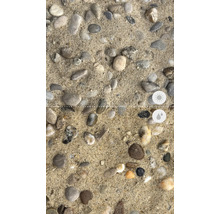Gros plan de sable et de gravier
