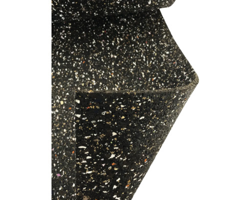 Schwarze Gummigranulatmatte