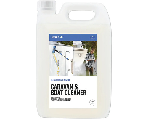 Nilfisk Boat Cleaner 2,5 litres Nettoyant caravane et bateau Nilfisk dans une bouteille de 2,5 litres