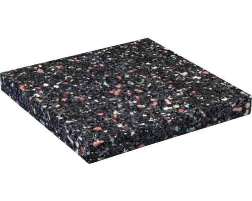 Unterlagepad Set Karibu 7 x 7 cm 1 Pack a 24 Stück Schallschutzplatte aus Gummigranulat