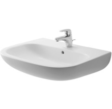 Lavabo en céramique blanc avec robinet