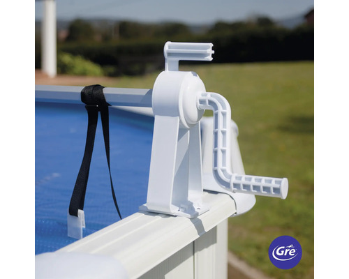 Aufroller für Poolabdeckung zur einfachen Handhabung der Schwimmbadabdeckung